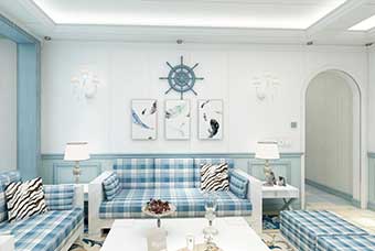 昭通地中海风格-客厅