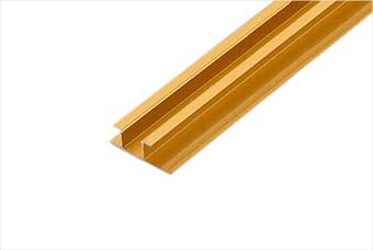 昭通航空纤维墙咔铝合金带灯中条（钛金氧化）