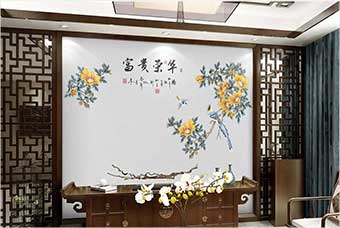 昭通森佰汇航空纤维墙咔（富贵荣华）